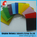 4-8mm Vin Rouge / Bleu / Jaune / Blanc / Noir Peinture Verre / Verre de support